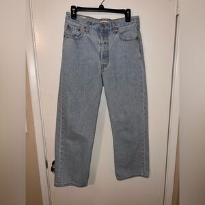 Levi's Women's Ribcage Straight Ankle 29 x 27 Jeans